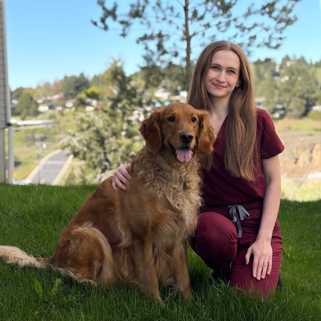 Dr. Melanie Herring, a veterinarian at All Creatures Animal Hospital.
